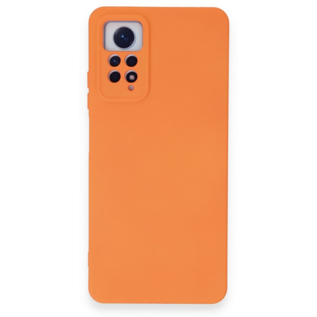  Xiaomi Redmi Note 12 Pro 4G Kılıf Nano içi Kadife Silikon - Turuncu