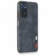 Xiaomi Redmi Note 11 Kılıf Loop Deri Silikon - Lacivert Xiaomi Redmi Note 11 Kılıf Loop Deri Silikon - Lacivert