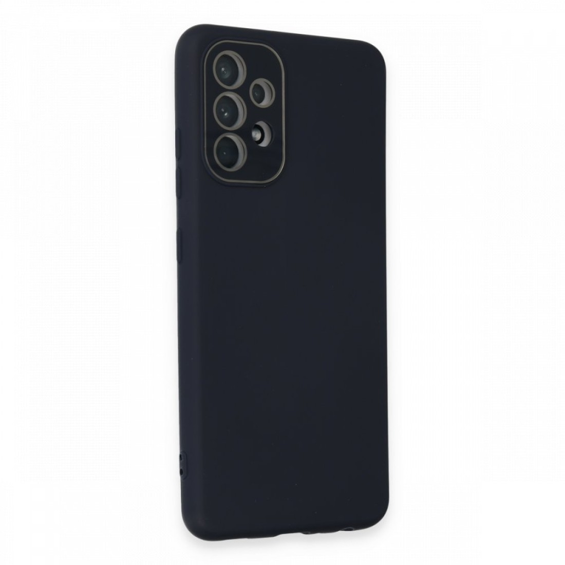  Samsung Galaxy A52S Kılıf Lansman Glass Kapak - Lacivert
