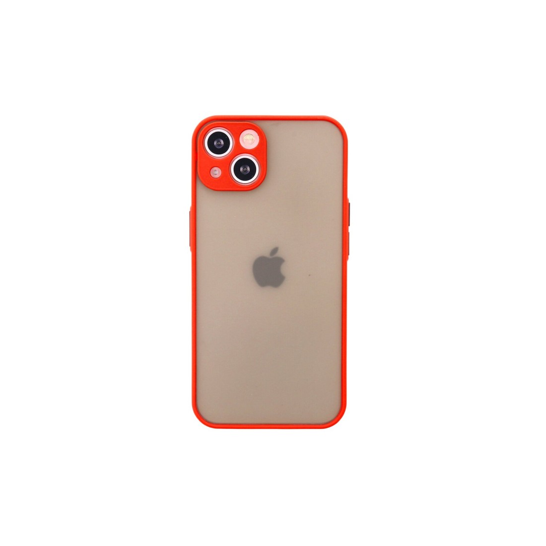  iPhone 13 Mini Kılıf Montreal Silikon Kapak - Kırmızı