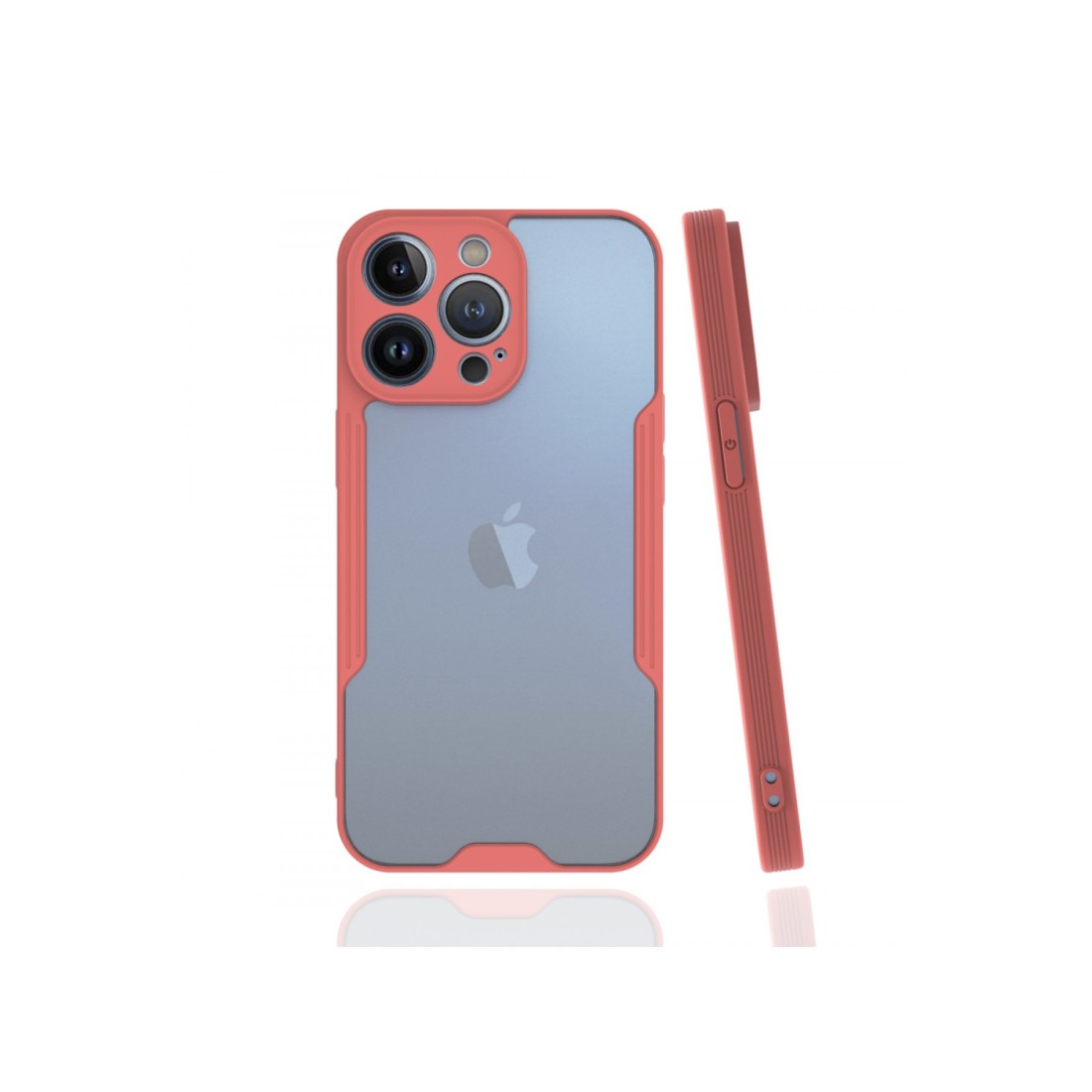  iPhone 13 Pro Max Kılıf Platin Silikon - Pembe