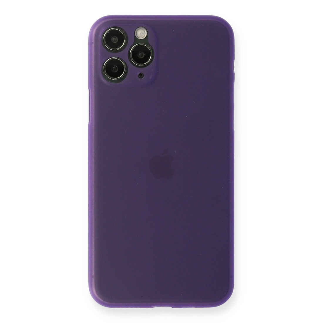 iPhone 11 Pro Kılıf PP Ultra İnce Kapak - Mor iPhone 11 Pro Kılıf PP Ultra İnce Kapak - Mor
