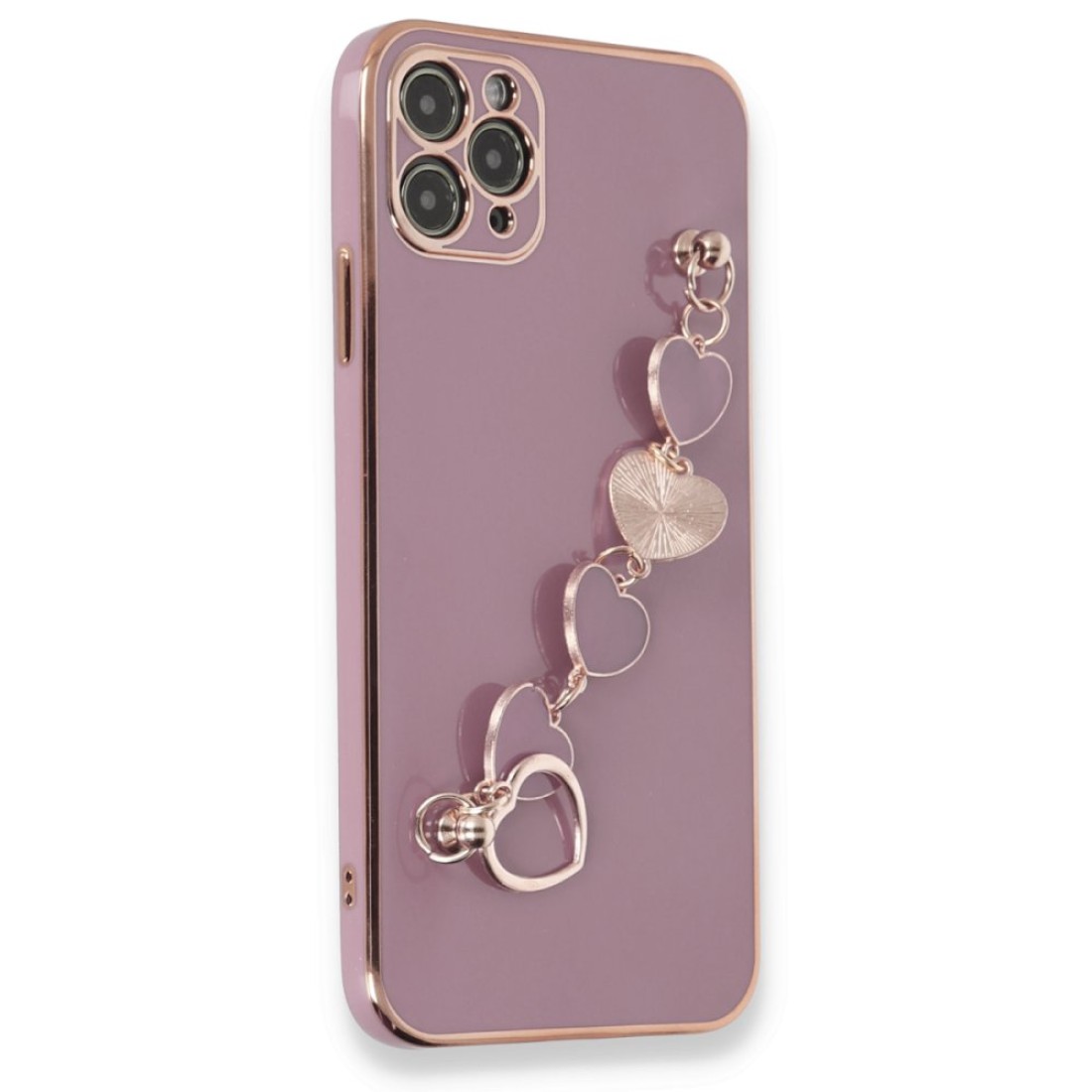  iPhone 11 Pro Kılıf Esila Silikon - Mor