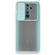 Xiaomi Redmi Note 8 Pro Kılıf Palm Buzlu Kamera Sürgülü Silikon - Turkuaz Xiaomi Redmi Note 8 Pro Kılıf Palm Buzlu Kamera Sürgülü Silikon - Turkuaz