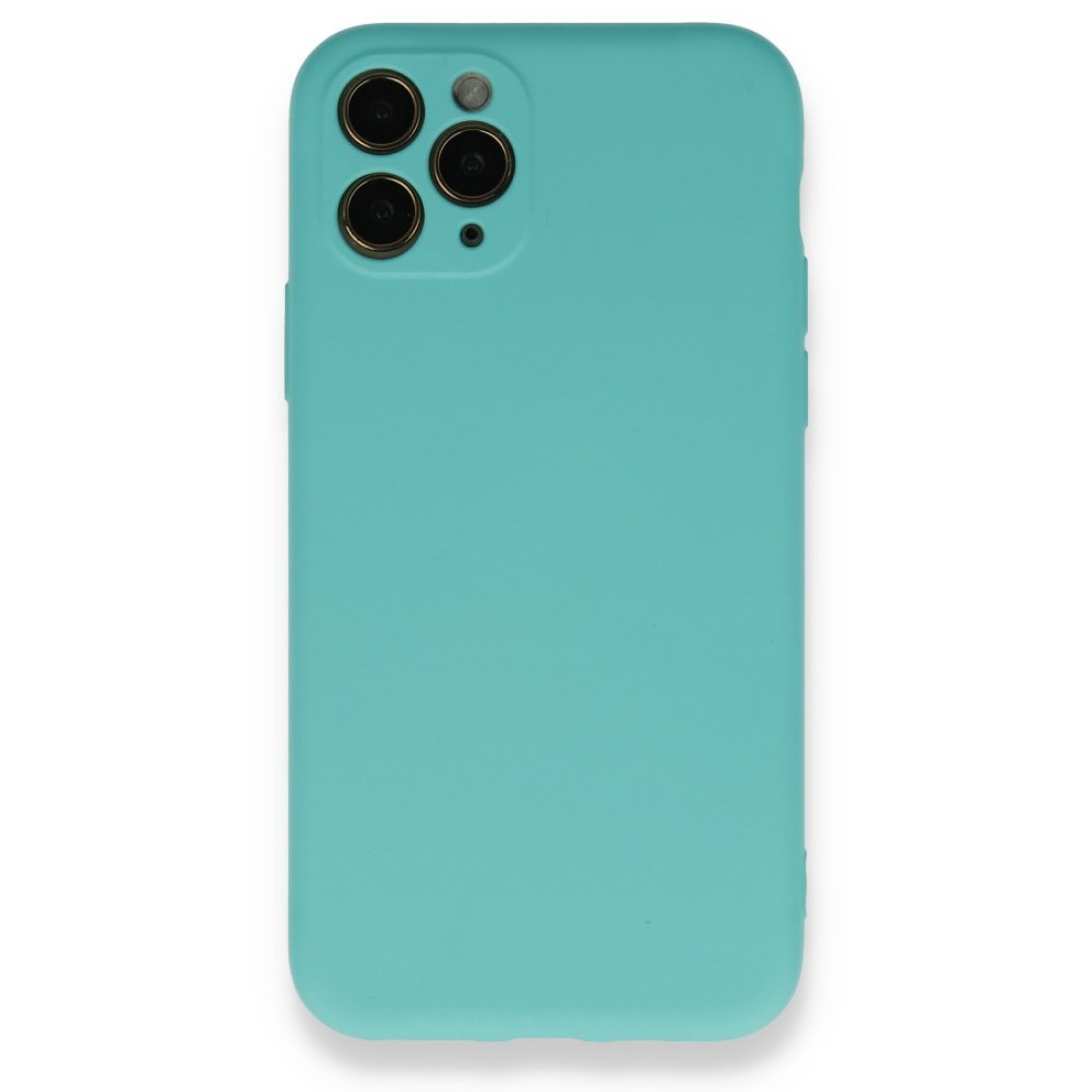  iPhone 11 Pro Kılıf Nano içi Kadife Silikon - Turkuaz