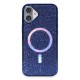  iPhone 16 Kılıf Diamond Magsafe Kapak - Lacivert