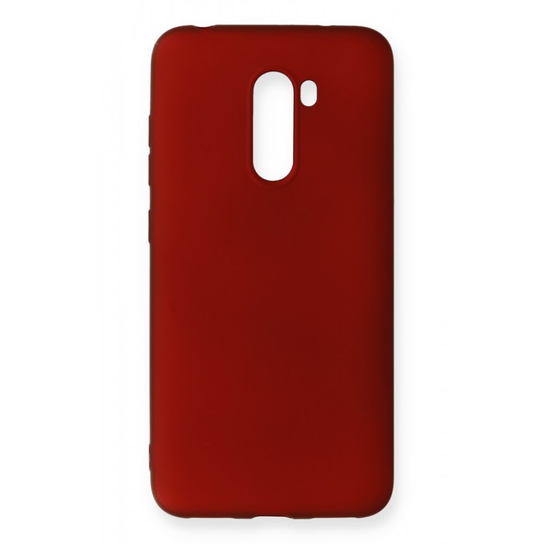 Xiaomi Pocophone F1 Kılıf First Silikon - Bordo