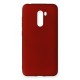  Xiaomi Pocophone F1 Kılıf First Silikon - Bordo