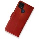  Realme C25 Kılıf Trend S Plus Kapaklı Kılıf - Kırmızı