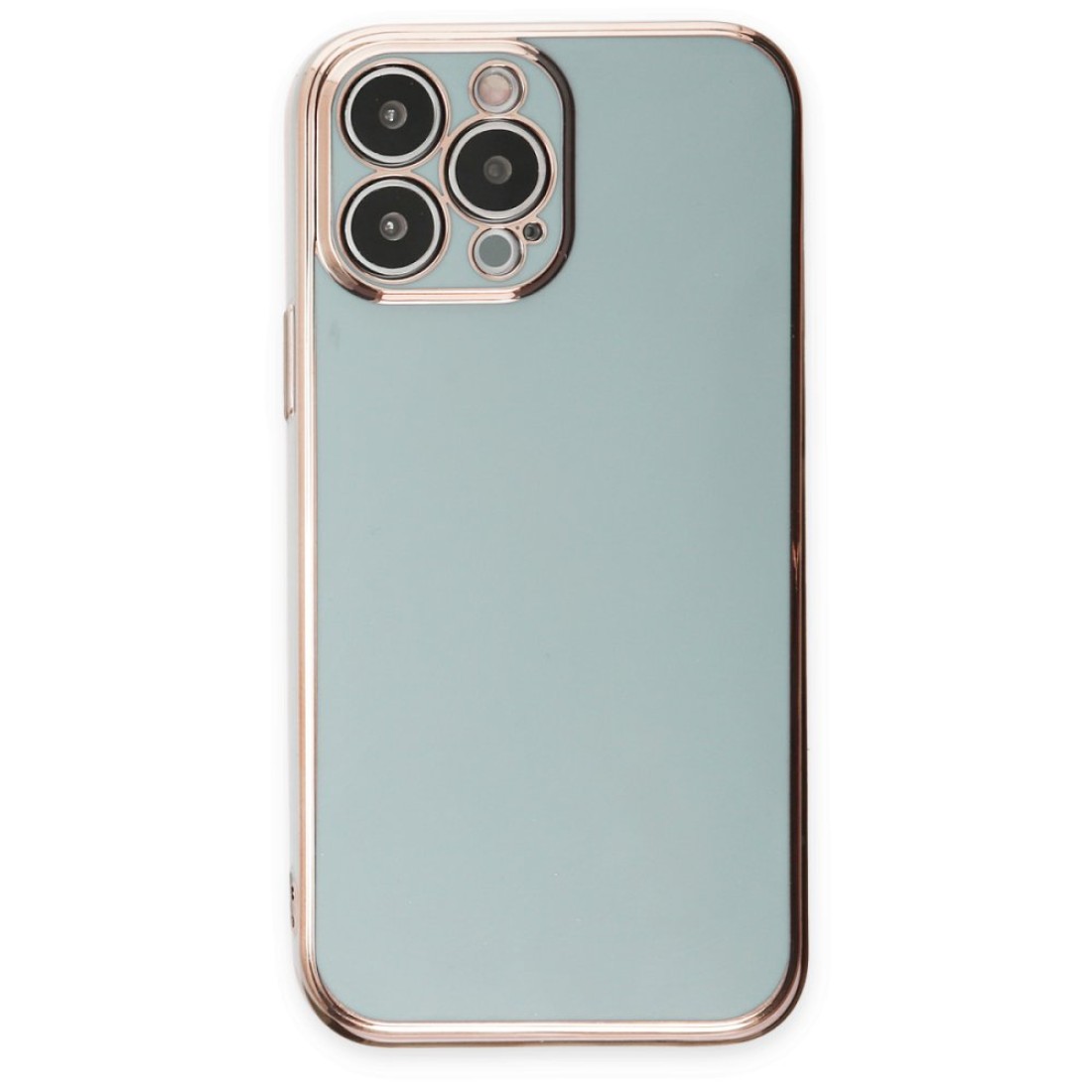  iPhone 14 Pro Max Kılıf Volet Silikon - Açık Yeşil