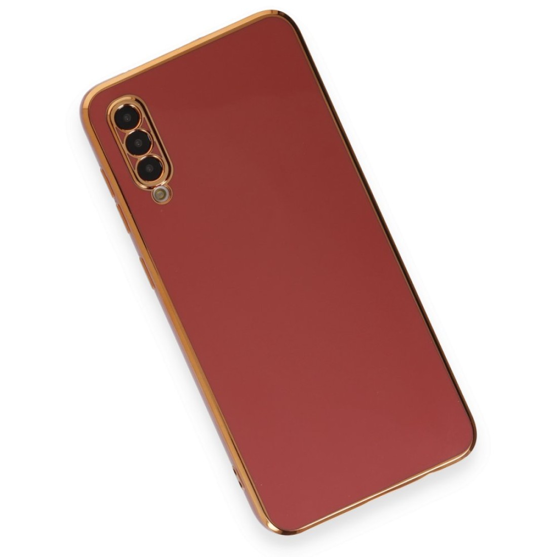  Samsung Galaxy A50 Kılıf Volet Silikon - Kırmızı