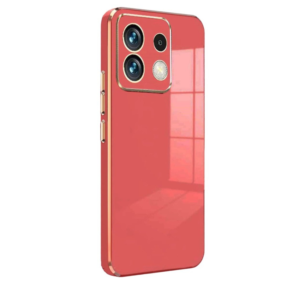  Xiaomi Poco M6 Pro 4G Kılıf Volet Silikon - Kırmızı