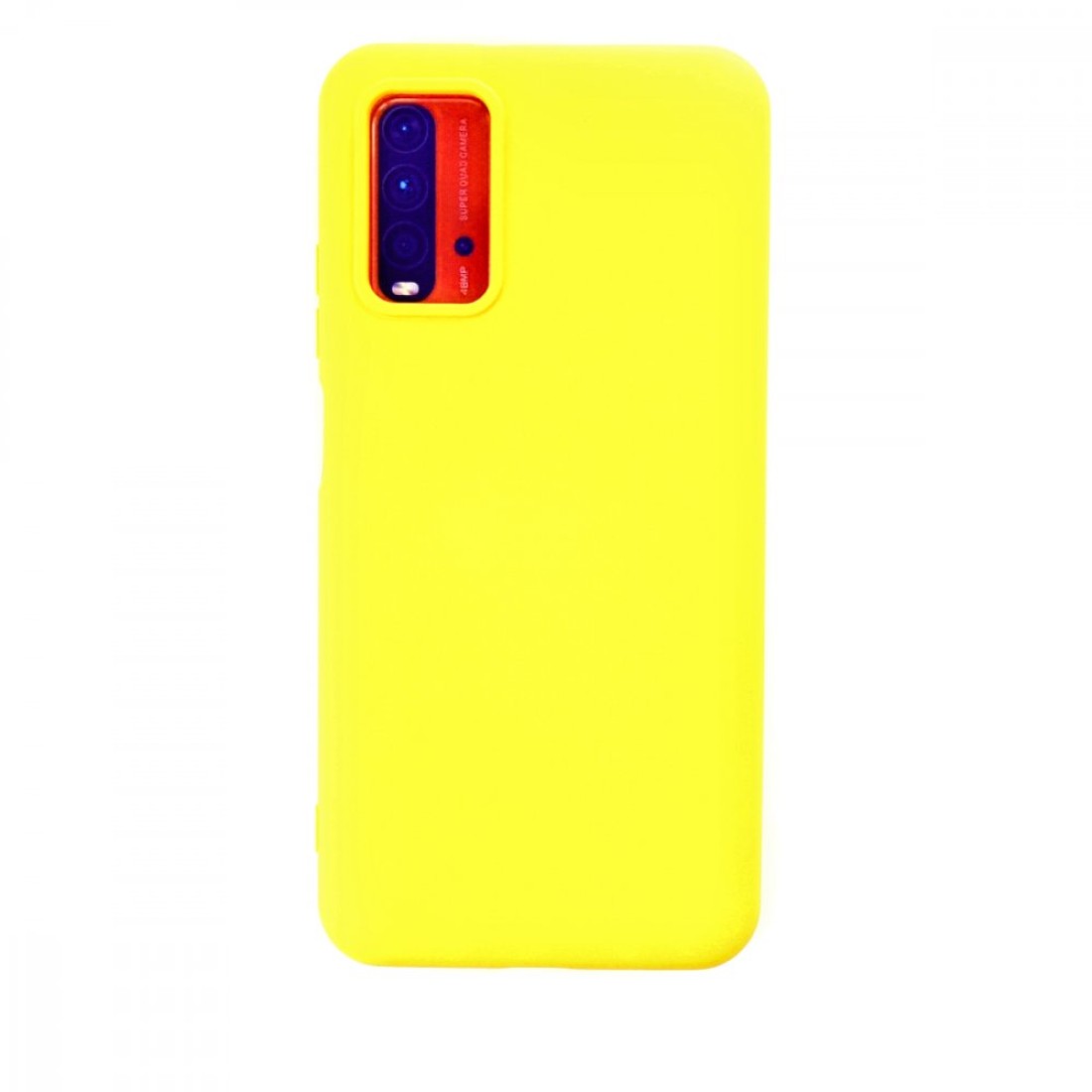  Xiaomi Redmi 9T Kılıf Nano içi Kadife Silikon - Sarı