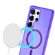 Samsung Galaxy S23 Ultra Kılıf Glow Magsafe Kapak - Mor Samsung Galaxy S23 Ultra Kılıf Glow Magsafe Kapak - Mor