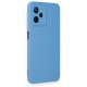 Realme C35 Kılıf Nano içi Kadife Silikon - Mavi Realme C35 Kılıf Nano içi Kadife Silikon - Mavi