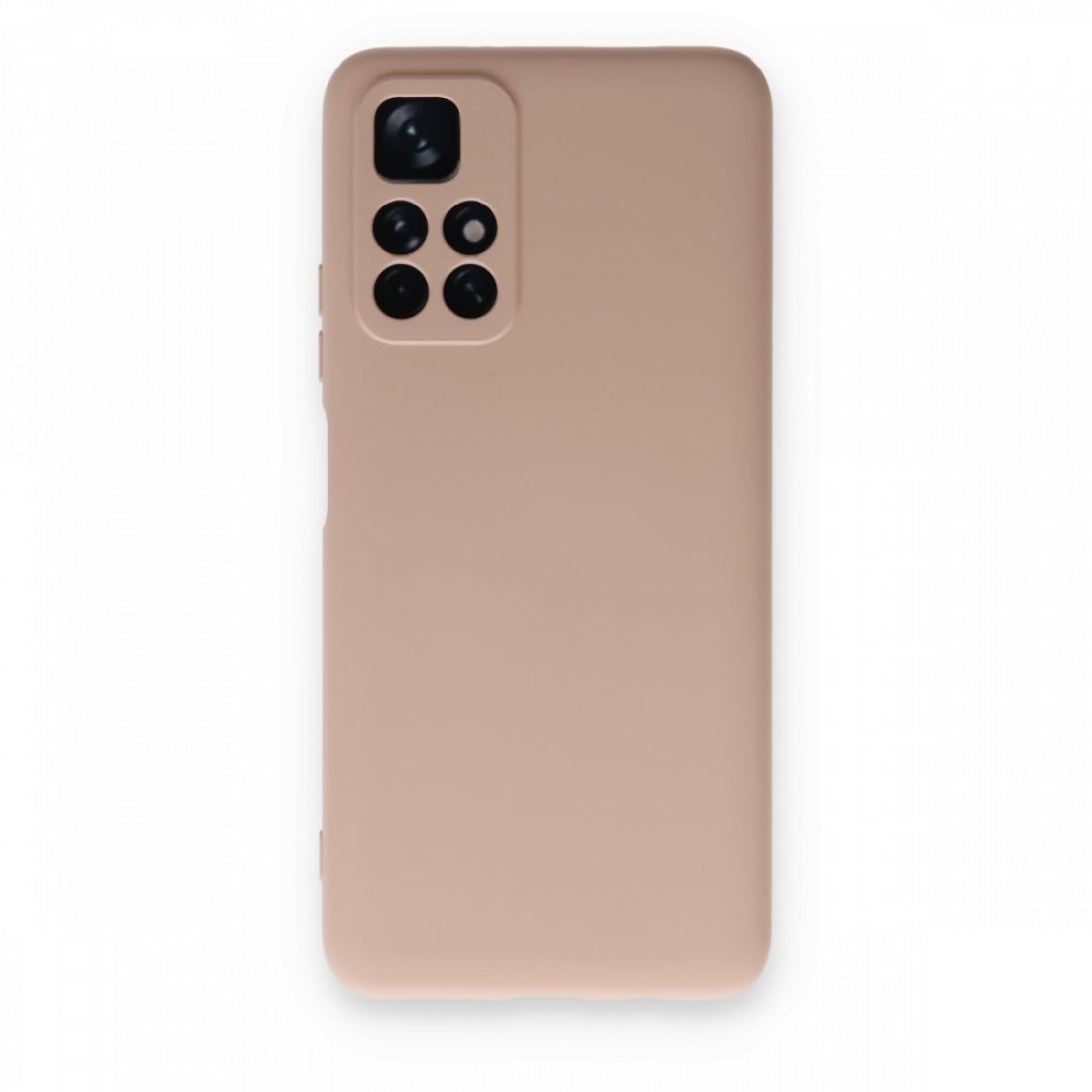  Xiaomi Redmi Note 11T Kılıf Nano içi Kadife Silikon - Pudra
