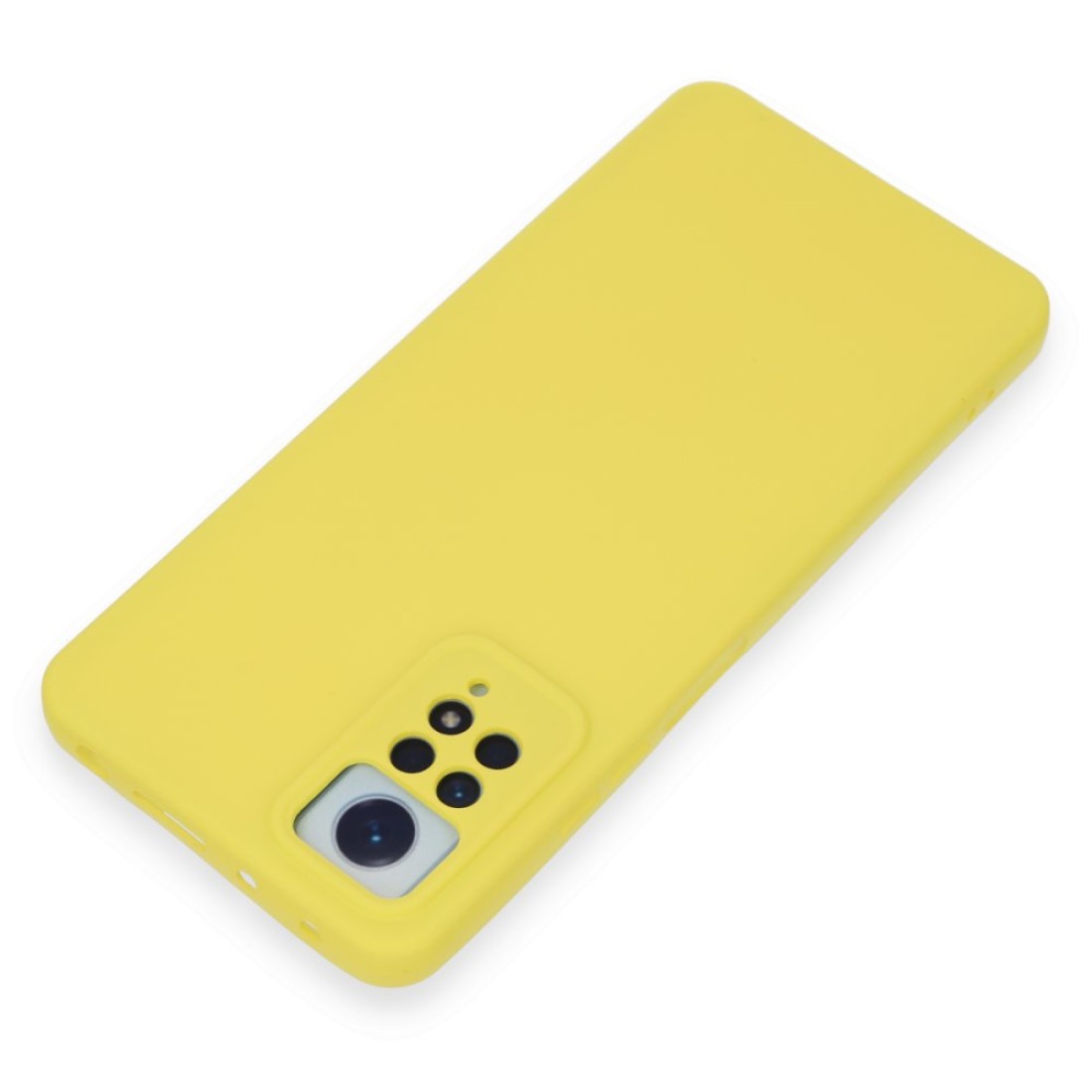 Xiaomi Redmi Note 12 Pro 4G Kılıf Nano içi Kadife Silikon - Sarı Xiaomi Redmi Note 12 Pro 4G Kılıf Nano içi Kadife Silikon - Sarı