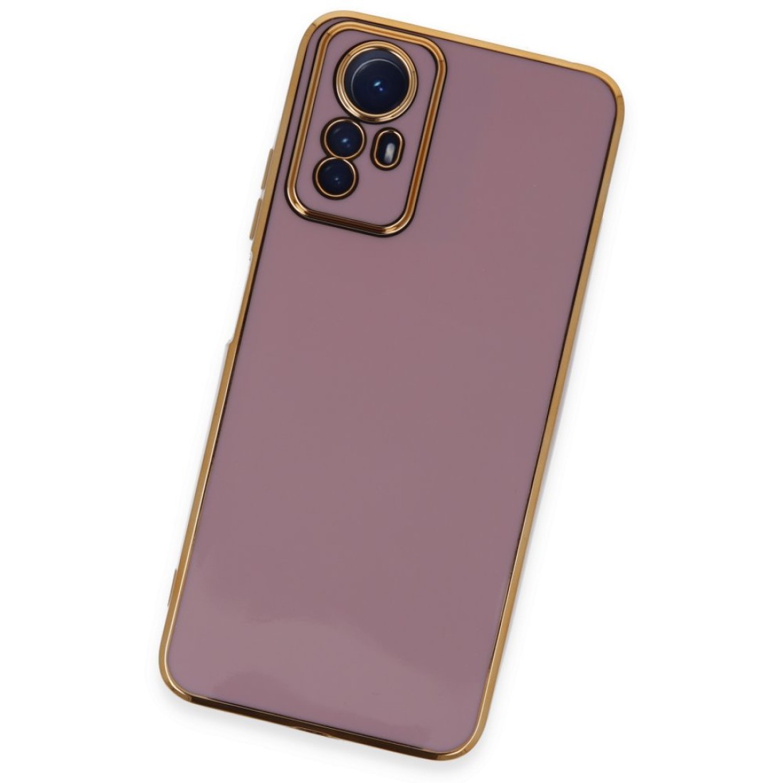  Xiaomi Redmi Note 12S Kılıf Volet Silikon - Mor