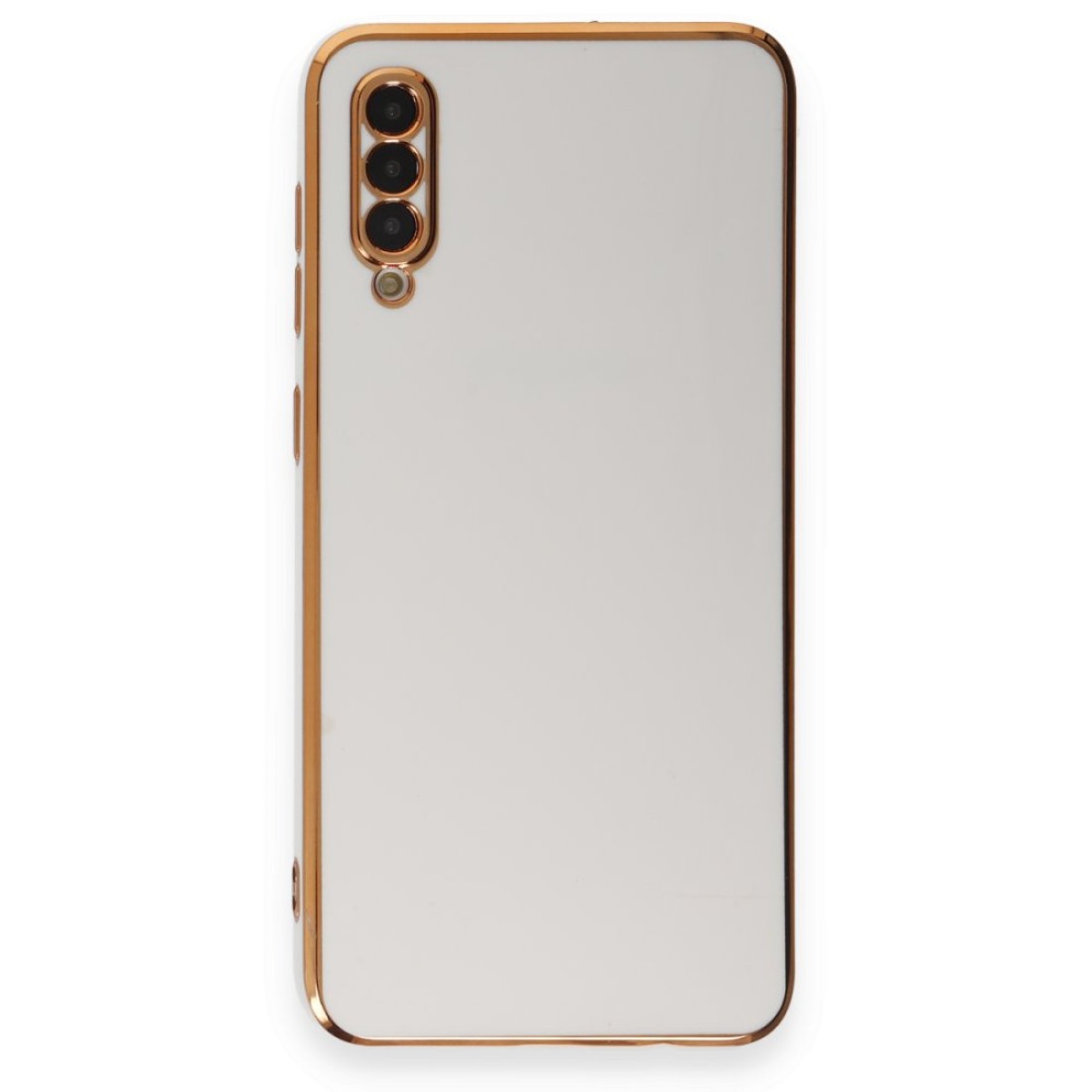  Samsung Galaxy A70 Kılıf Volet Silikon - Beyaz