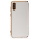  Samsung Galaxy A70 Kılıf Volet Silikon - Beyaz