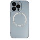  iPhone 13 Pro Max Kılıf Jack Magneticsafe Lens Silikon - Sierra Blue