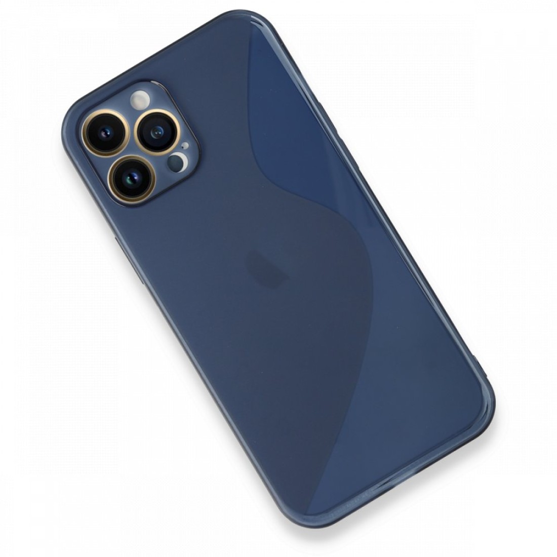  iPhone 13 Pro Max Kılıf S Silikon - Mavi