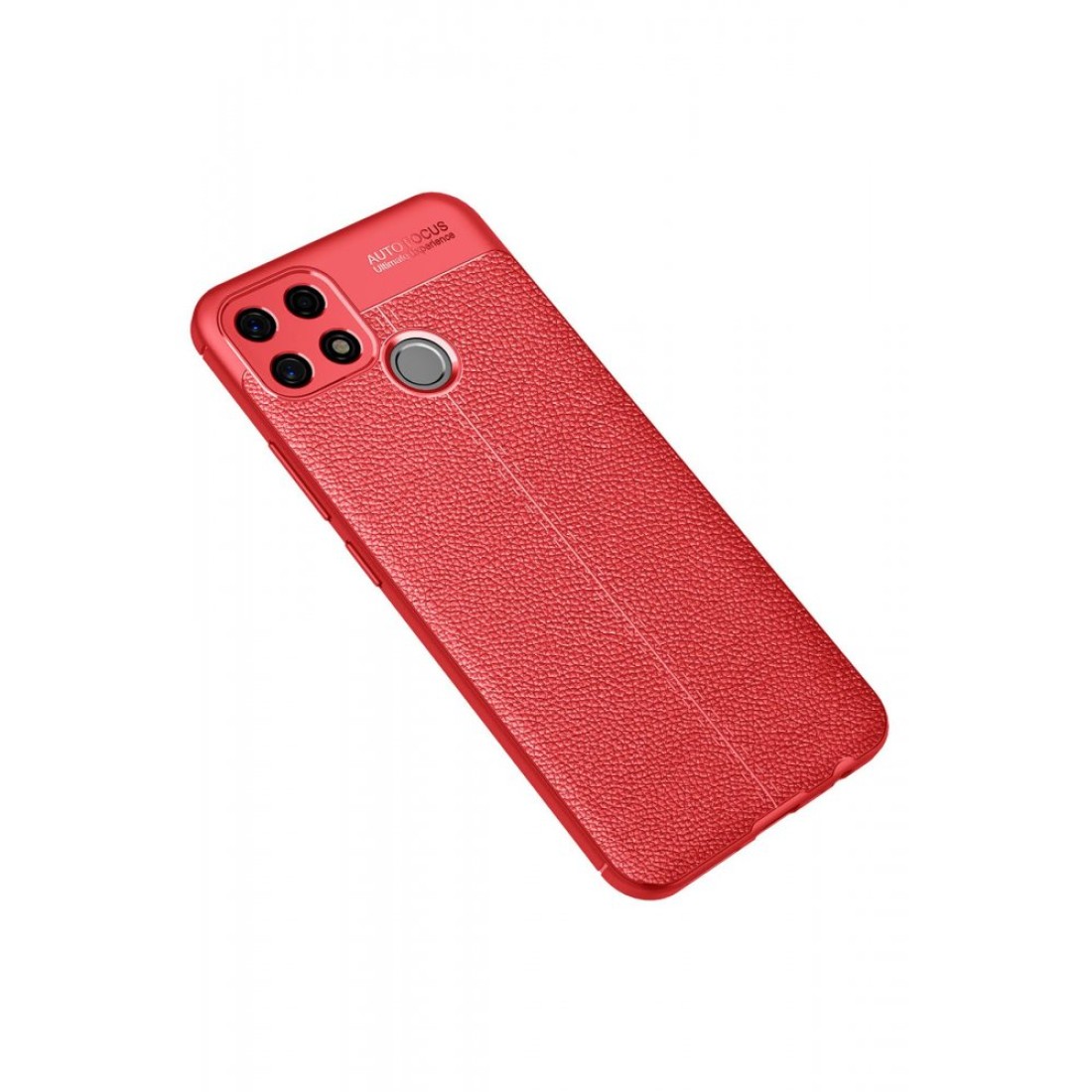 Oppo A15 Kılıf Auto Focus Kapak - Kırmızı Oppo A15 Kılıf Auto Focus Kapak - Kırmızı