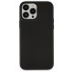  iPhone 13 Pro Max Kılıf Asya Deri Silikon - Siyah
