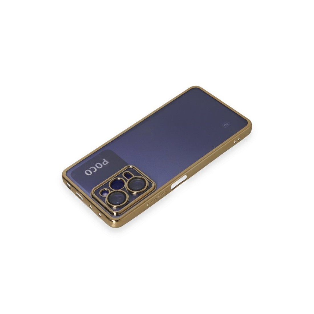Xiaomi Poco X5 Pro 5G Kılıf Razer Lensli Silikon - Gold Xiaomi Poco X5 Pro 5G Kılıf Razer Lensli Silikon - Gold