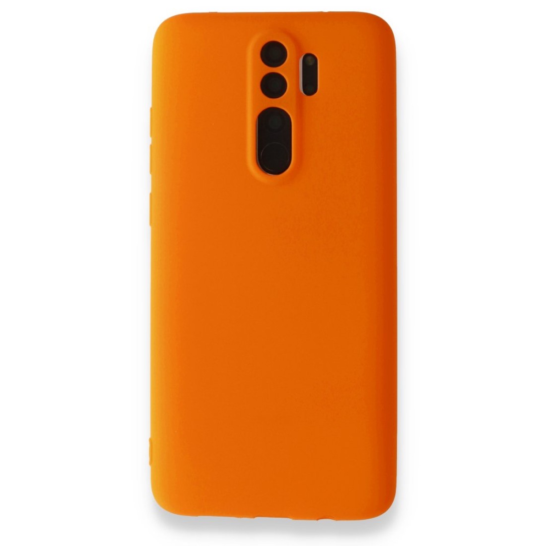  Xiaomi Redmi Note 8 Pro Kılıf First Silikon - Turuncu