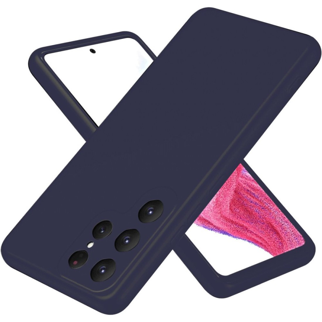  Samsung Galaxy S25 Ultra Kılıf First Silikon - Lacivert