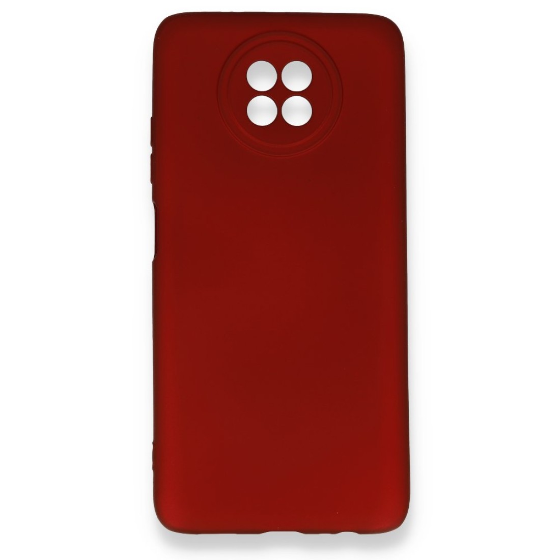  Xiaomi Redmi Note 9 5G Kılıf First Silikon - Bordo