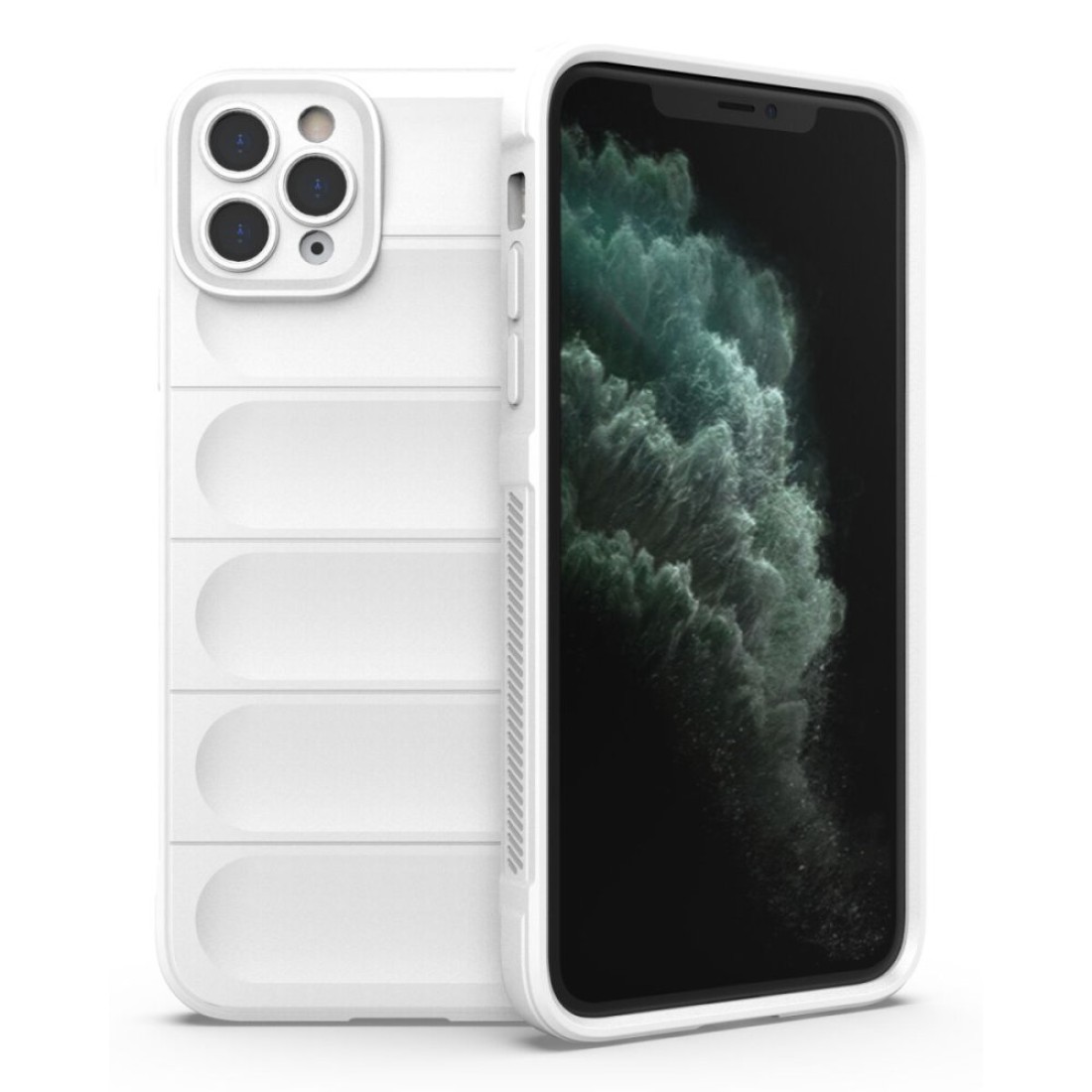  iPhone 11 Pro Kılıf Optimum Silikon - Krem