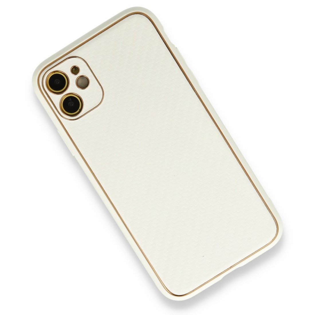  iPhone 12 Kılıf Coco Karbon Silikon - Beyaz
