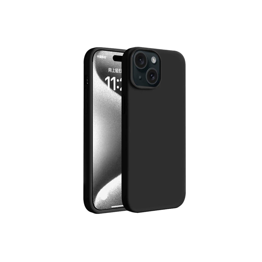 iPhone 15 Plus Kılıf First Silikon - Siyah iPhone 15 Plus Kılıf First Silikon - Siyah