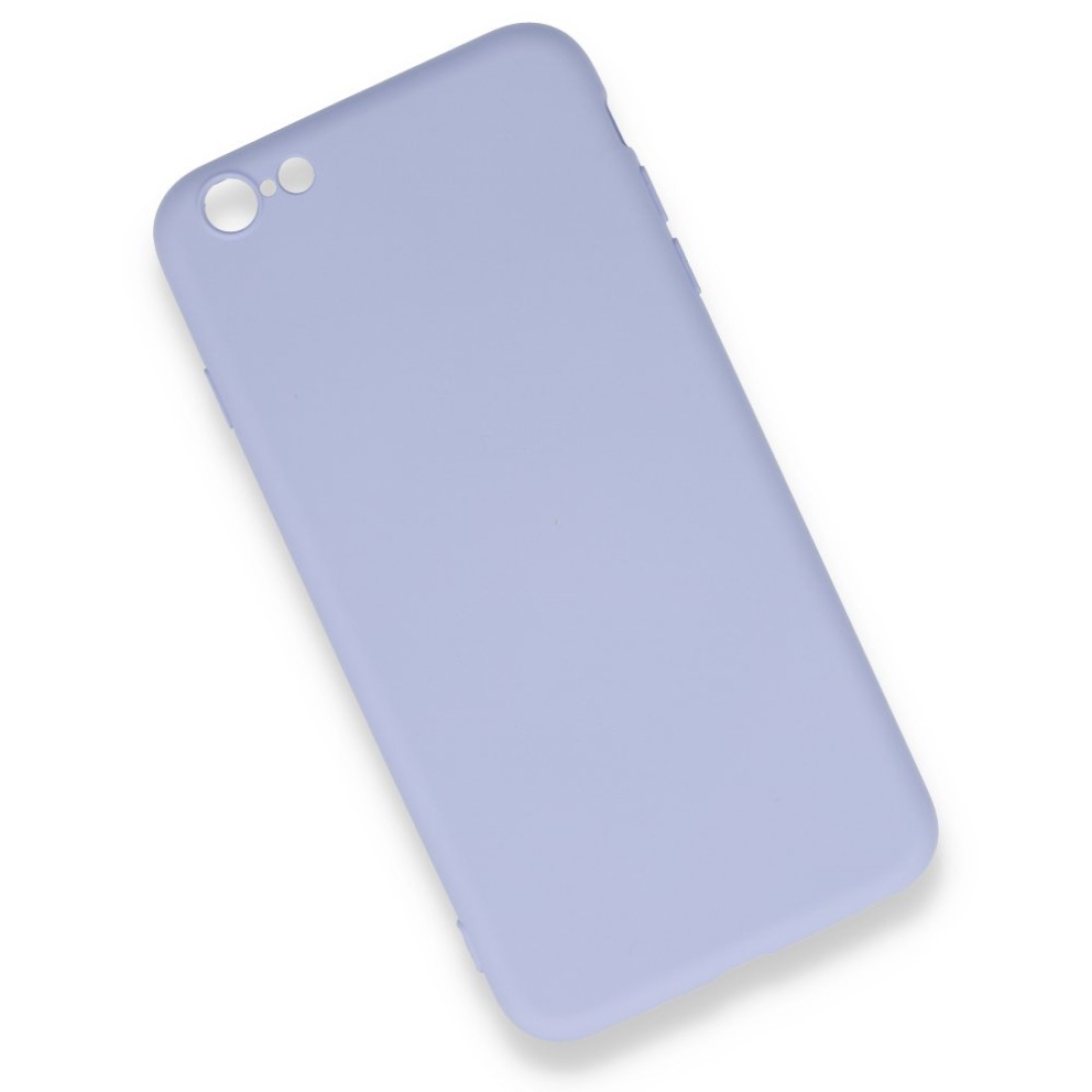  iPhone 6 Plus Kılıf Nano içi Kadife Silikon - Lila
