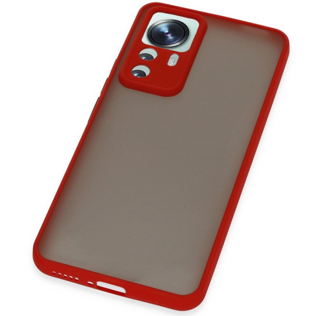  Xiaomi Mi 12T Kılıf Montreal Silikon Kapak - Kırmızı