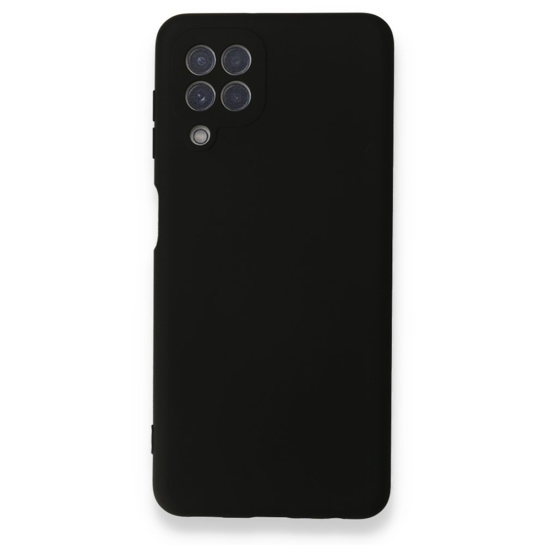  Samsung Galaxy M32 Kılıf Nano içi Kadife Silikon - Siyah
