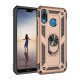  Huawei P20 Lite Kılıf Sofya Yüzüklü Silikon Kapak - Gold