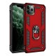  iPhone 11 Pro Kılıf Sofya Yüzüklü Silikon Kapak - Kırmızı