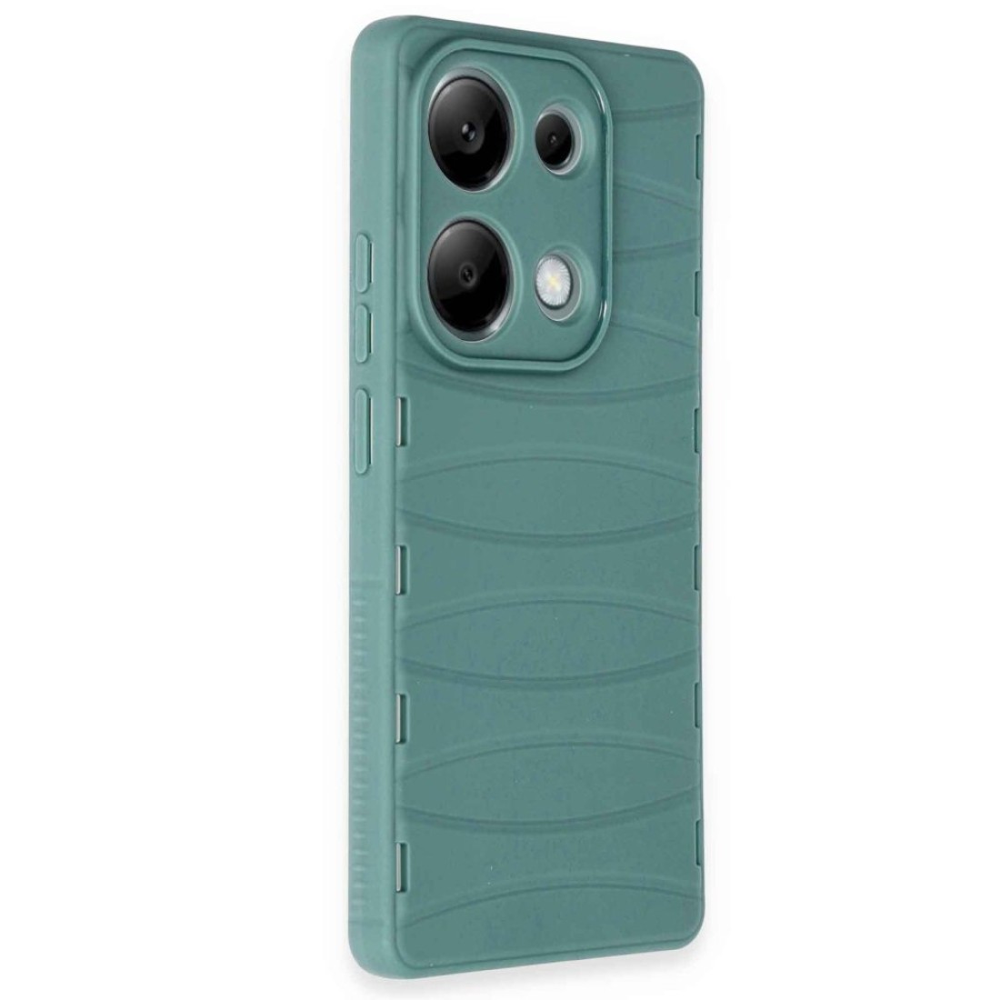 Xiaomi Poco M6 Pro 4G Kılıf Bibercas Silikon Kapak - Koyu Yeşil Xiaomi Poco M6 Pro 4G Kılıf Bibercas Silikon Kapak - Koyu Yeşil