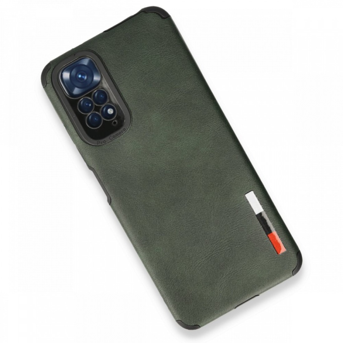  Xiaomi Redmi Note 11 Kılıf Loop Deri Silikon - Yeşil