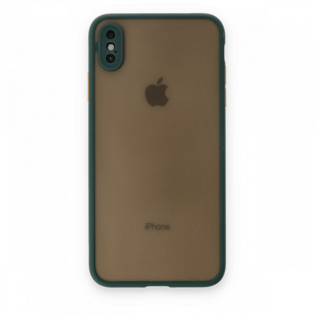  iPhone XS Kılıf Montreal Silikon Kapak - Yeşil