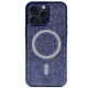  iPhone 14 Pro Max Kılıf Diamond Magsafe Kapak - Lacivert