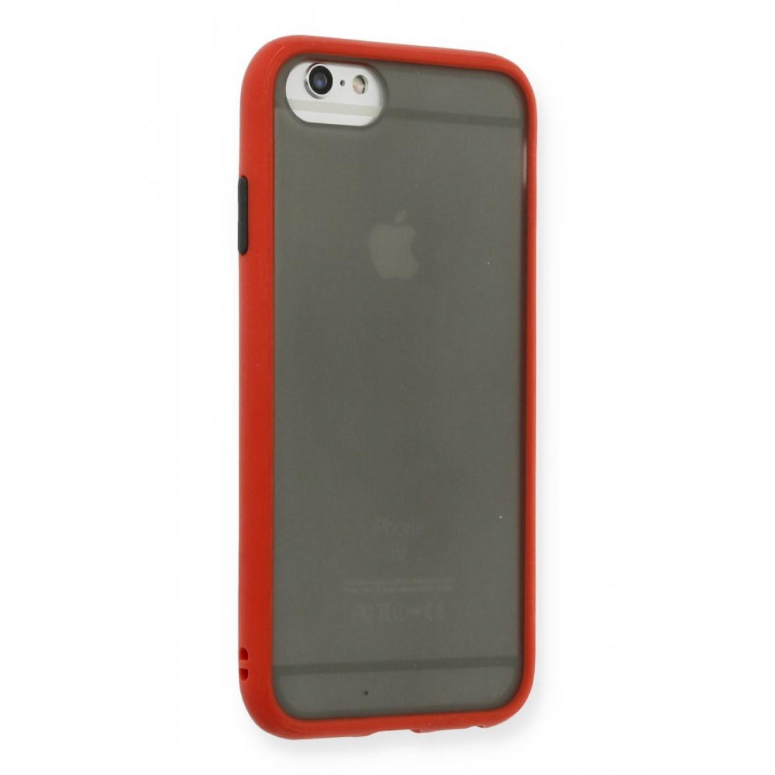  iPhone 6 Kılıf Montreal Silikon Kapak - Kırmızı