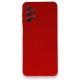 Samsung Galaxy A52 Kılıf Nano içi Kadife Silikon - Kırmızı Samsung Galaxy A52 Kılıf Nano içi Kadife Silikon - Kırmızı