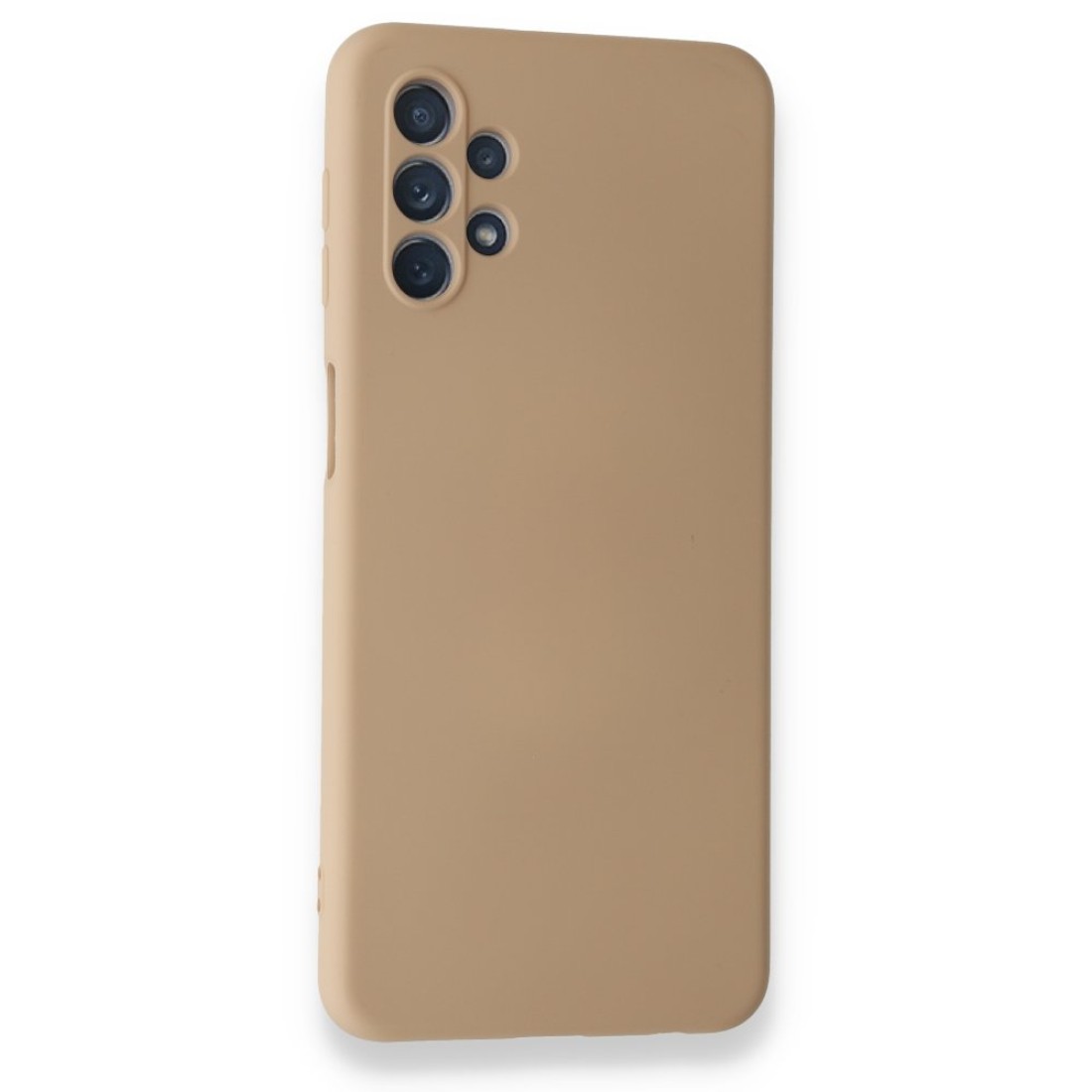  Samsung Galaxy A32 5G Kılıf Nano içi Kadife Silikon - Bej