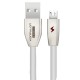 Konfulon S53 Led Işıklı Micro USB Kablo 1M 3A - Beyaz