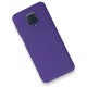 Xiaomi Redmi Note 9S Kılıf Nano içi Kadife Silikon - Mor Xiaomi Redmi Note 9S Kılıf Nano içi Kadife Silikon - Mor