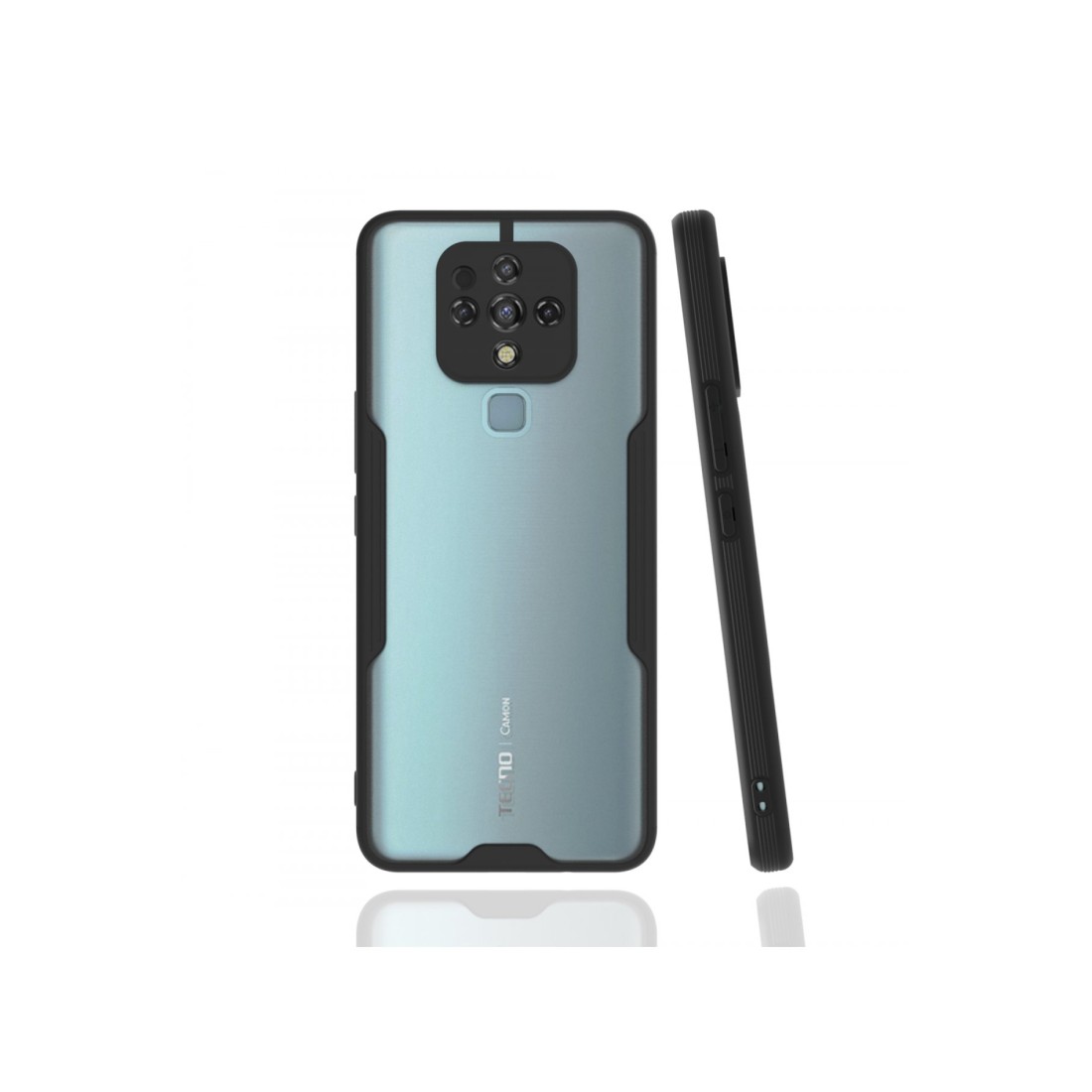 Tecno Camon 16 Kılıf Platin Silikon - Siyah Tecno Camon 16 Kılıf Platin Silikon - Siyah